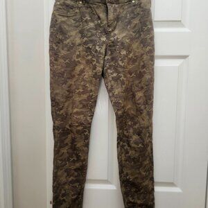 Inc camo skinny leg pant